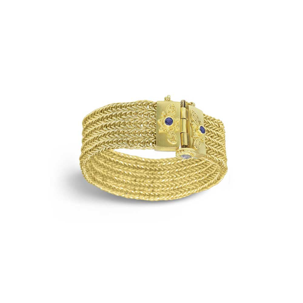 Ancient Weave Bracelet - Nancy Troske Jewelry