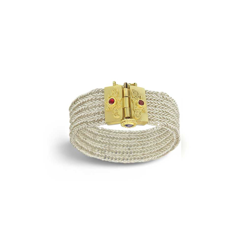 Ancient Weave Bracelet - Nancy Troske Jewelry