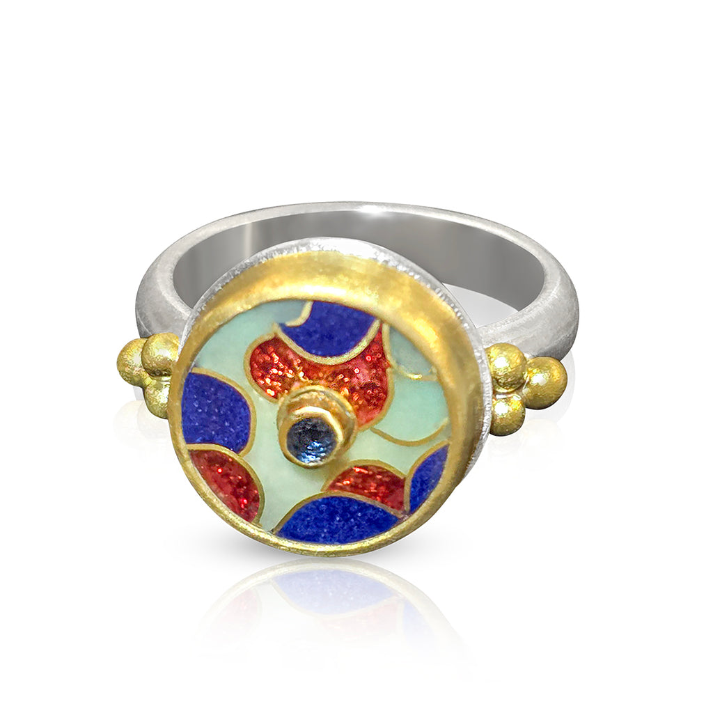 cloisonne ring