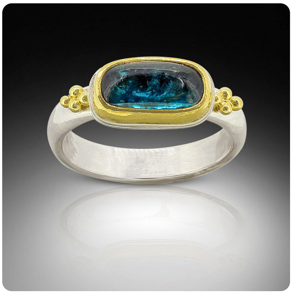 Blue Aegean Ring -Nancy Troske Jewelry
