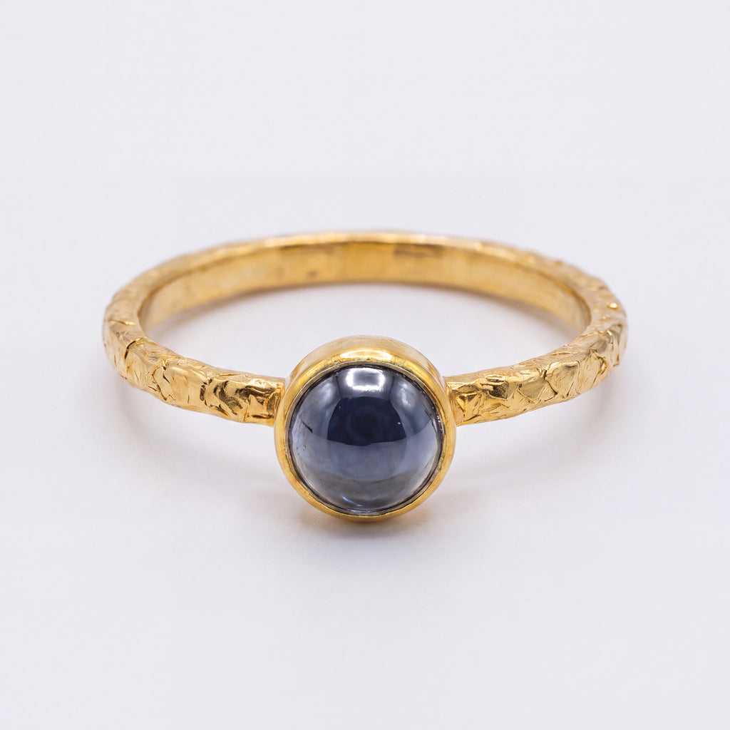 Silk Road Spinel Rings - Soft Blue