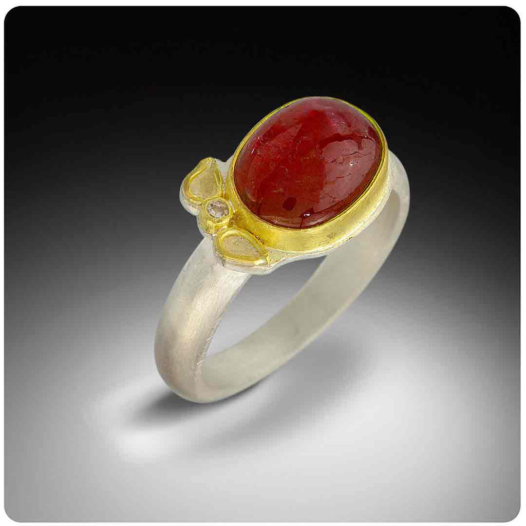 Nancy Troske Jewelry - Ruby and Diamond Ring