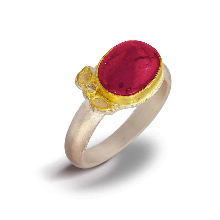 Nancy Troske Jewelry - Ruby and Diamond Ring