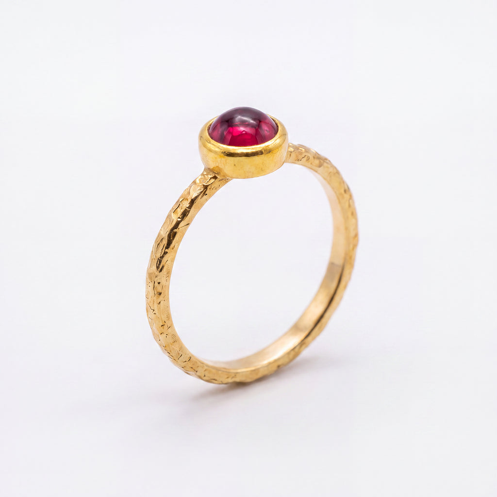 Silk Road Spinel Rings - Ruby Red