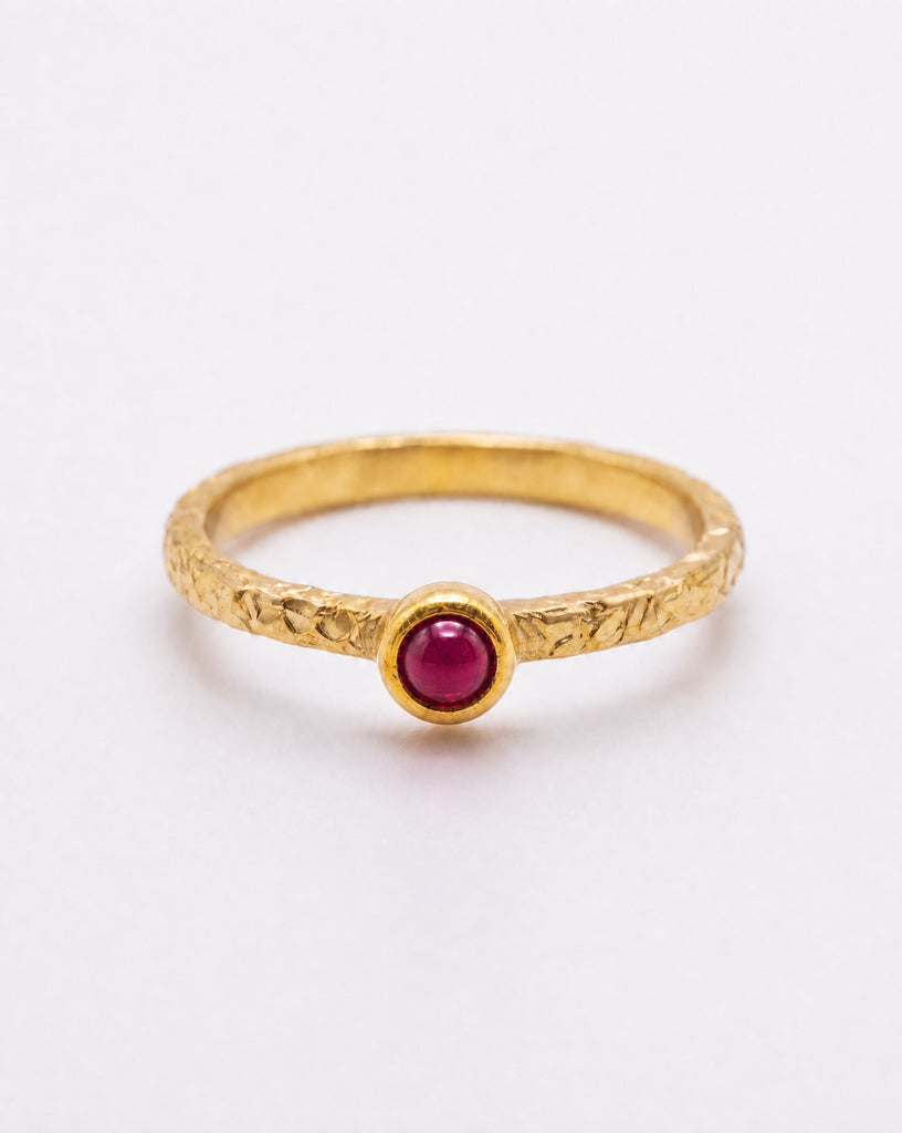 Silk Road Spinel Rings - Ruby Red