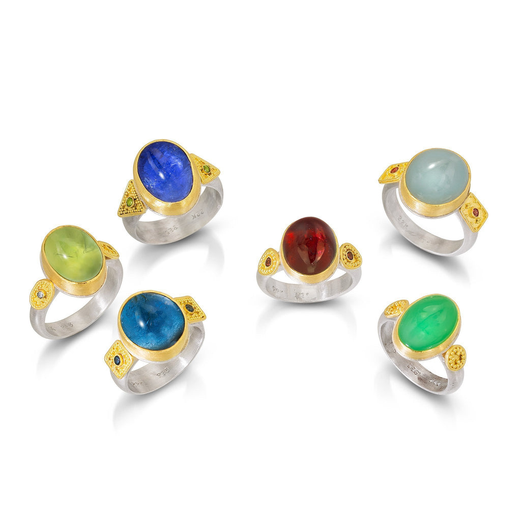 Crete and Ancient Greece Inspired Rings - Nancy Troske Jewelry