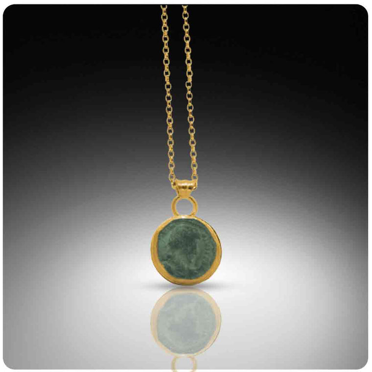 Ancient Coin Necklace - Nancy Troske Jewelry