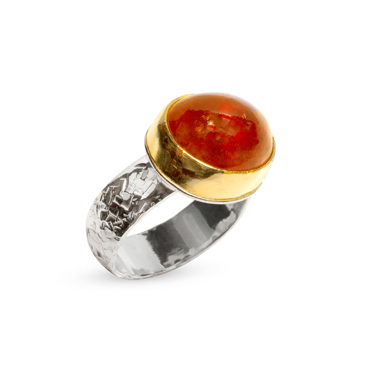 Nancy Troske Jewelry - Orange Garnet Ring