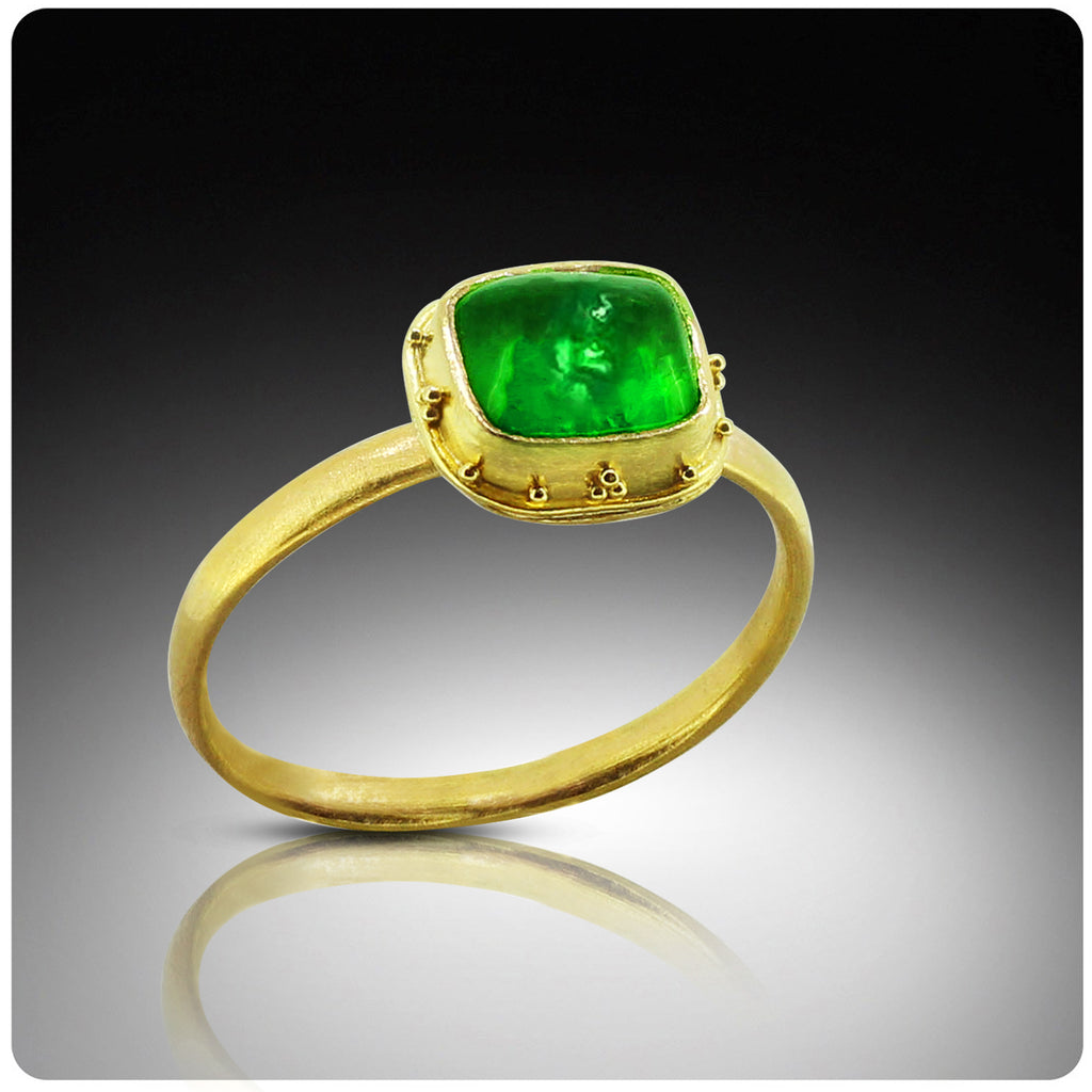 Absinthe - Tsavorite Garnet Ring