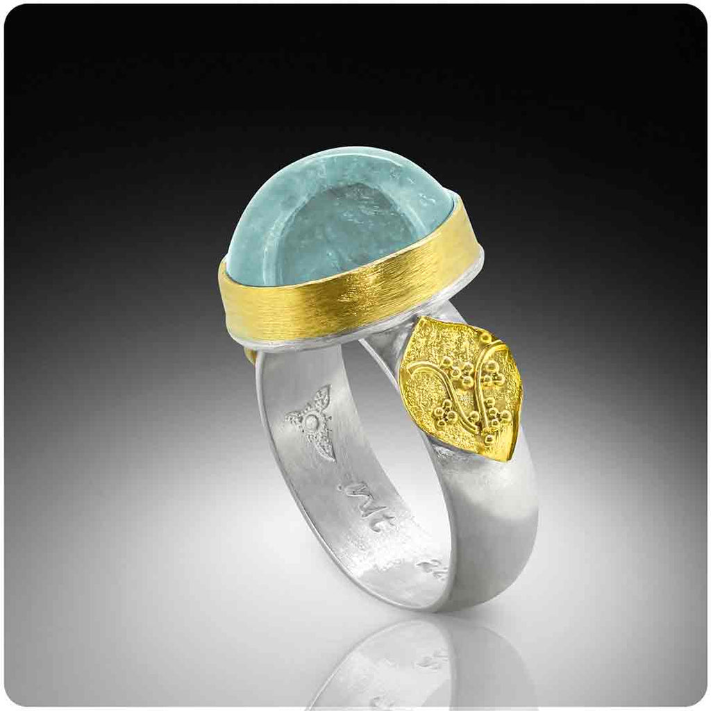 Aquamarine Ring - Nancy Troske Jewelry